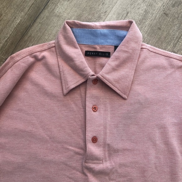 Perry Ellis Men’s Collared Polo Shirt NWT Med - Picture 3 of 6